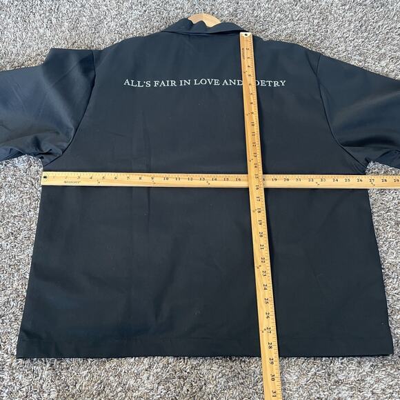 Taylor Swift Tortured Poets Department Black Jacket Patch Set Plus Size 2X TTPD - Picture 10 of 10